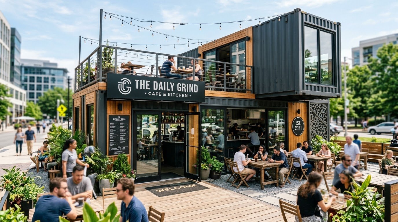 Cafe & Restaurant Container